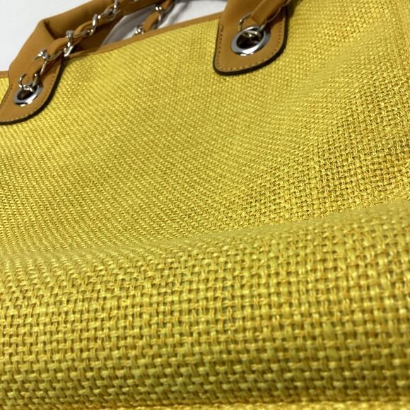 Lily&Bean London The Lily Canvas Medium Monogrammed Fabric Box Bag - Picture 8 of 14